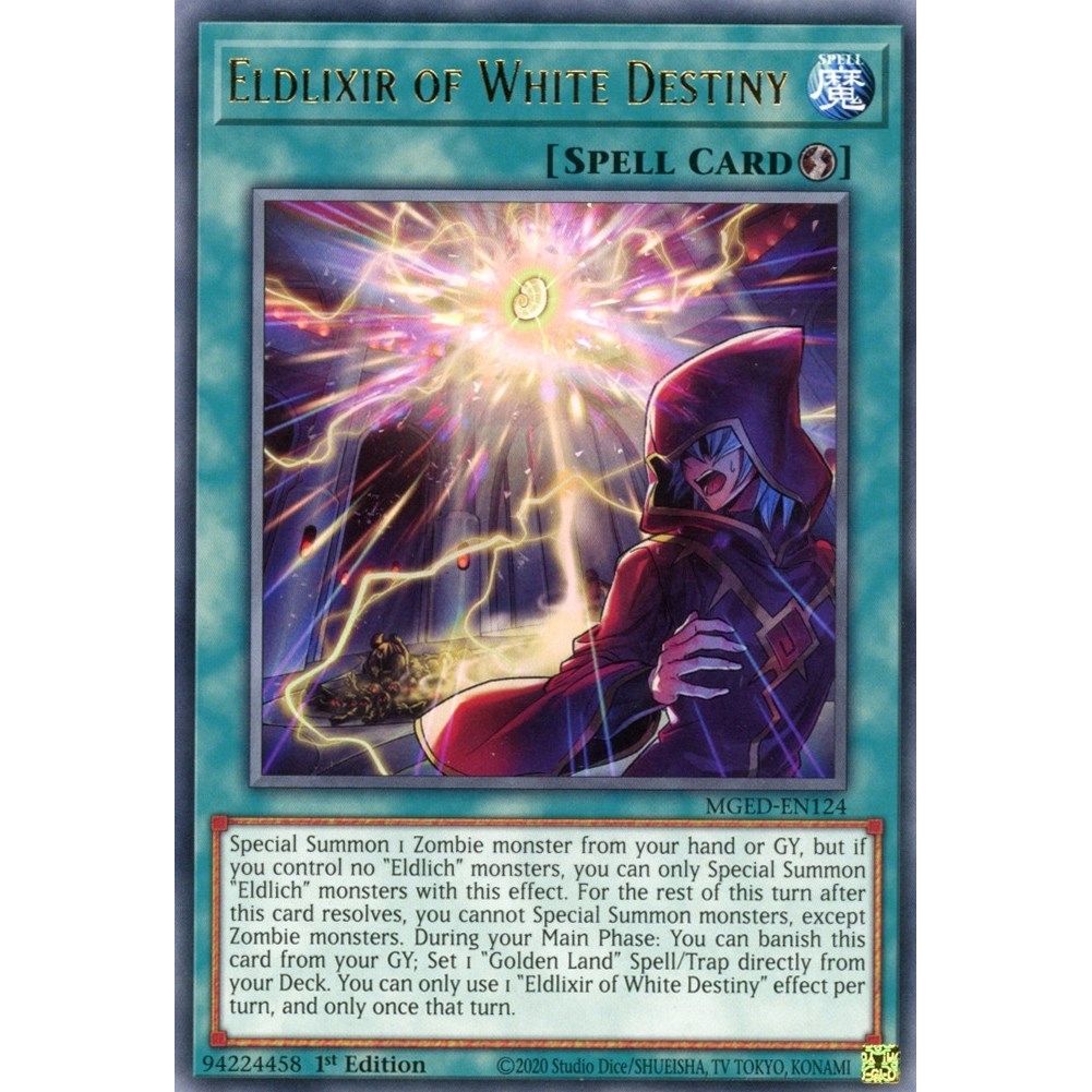 Image for Eldlixir of White Destiny (MGED-EN124) (MGED) - YuGiOh