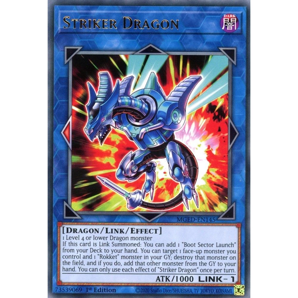Image for Striker Dragon (MGED-EN145) (MGED) - YuGiOh