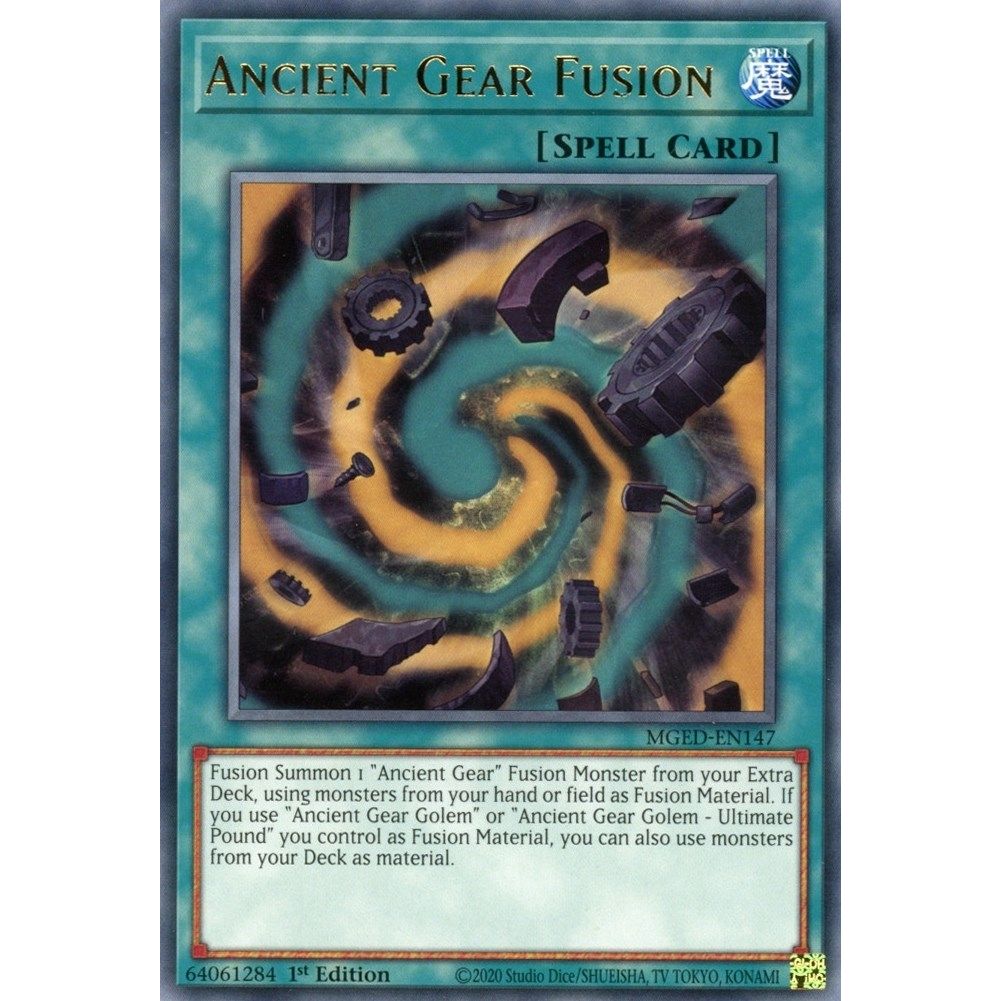 Image for Ancient Gear Fusion (MGED-EN147) (MGED) - YuGiOh