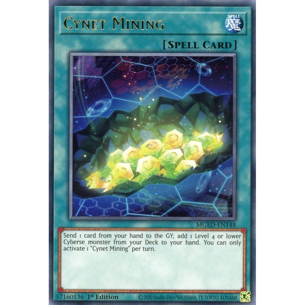 Image for Cynet Mining (MGED-EN148) (MGED) - YuGiOh