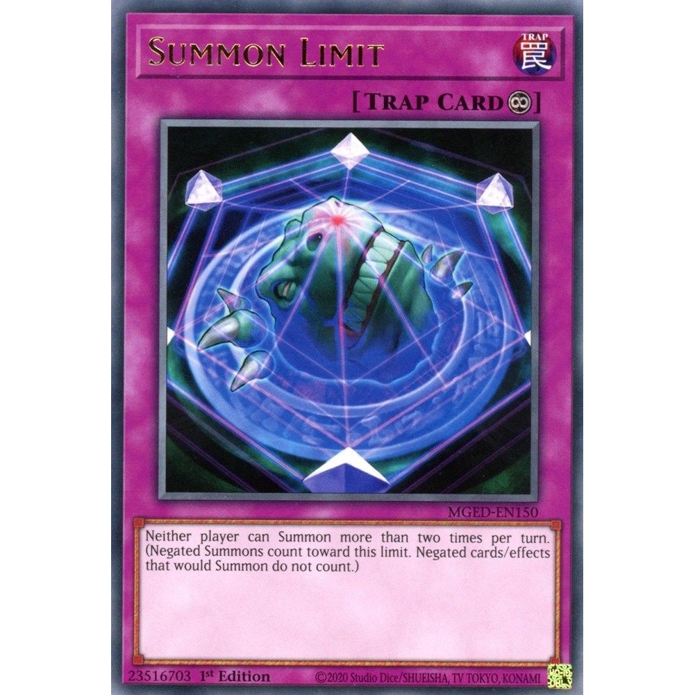 Image for Summon Limit (MGED-EN150) (MGED) - YuGiOh