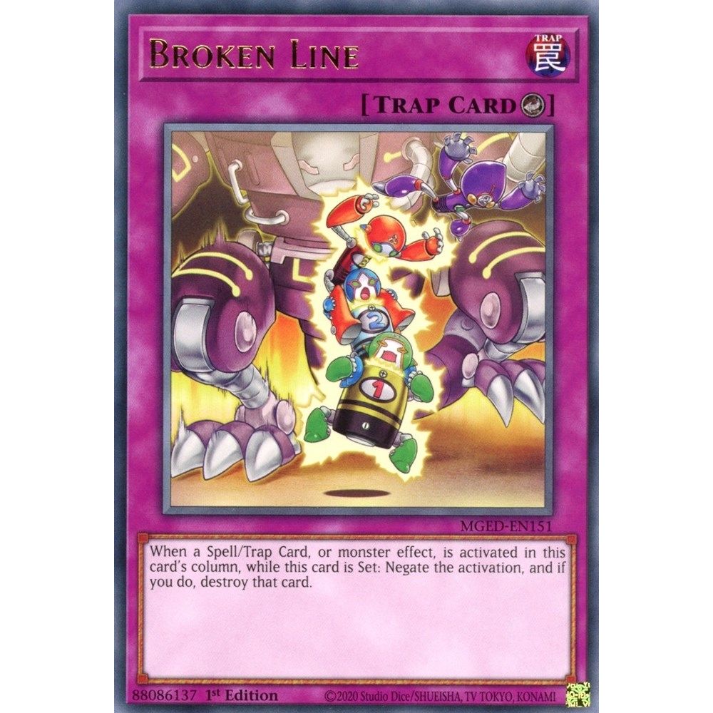 Image for Broken Line (MGED-EN151) (MGED) - YuGiOh