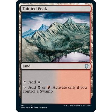 Image for Tainted Peak (184) (VOC) - Magic: The Gathering