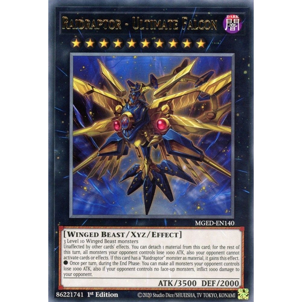 Image for Raidraptor - Ultimate Falcon (MGED-EN140) (MGED) - YuGiOh