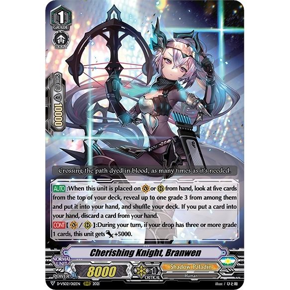 Image for Cherishing Knight, Branwen (D-VS02/012EN) (D-VS02) - Cardfight Vanguard