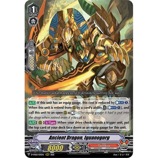 Image for Ancient Dragon, Iguanogorg (D-VS02/031EN) (D-VS02) - Cardfight Vanguard