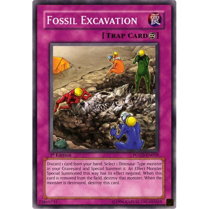 Image for Fossil Excavation (POTD-EN058) - YuGiOh