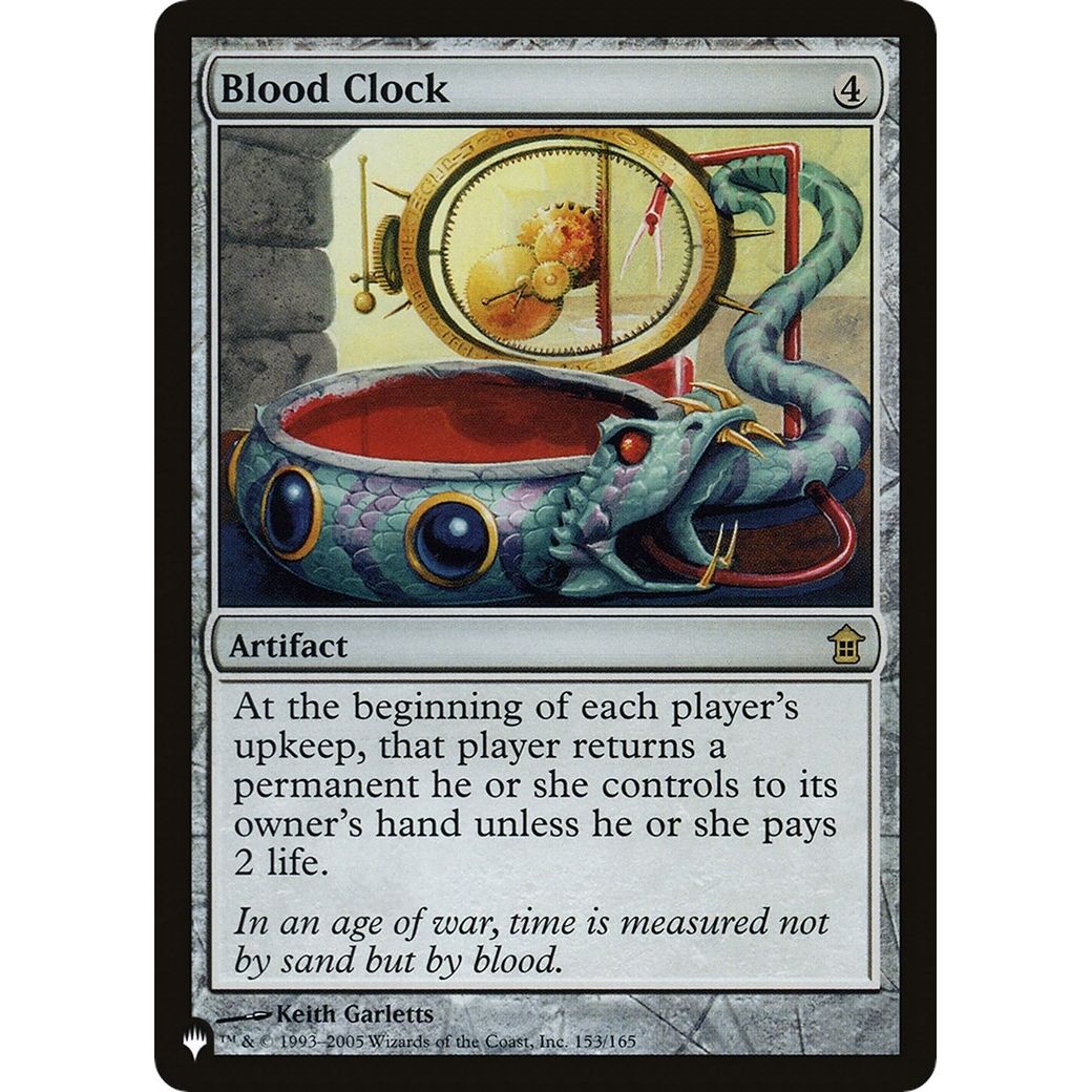 Image for Blood Clock (153/165) (LIST) - Magic: The Gathering
