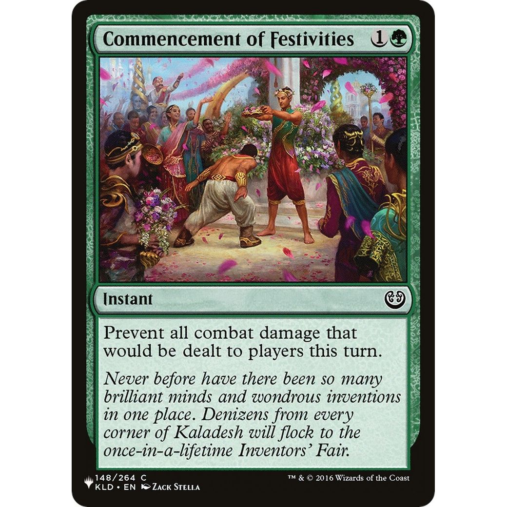 Image for Commencement of Festivities (148/264) (LIST) - Magic: The Gathering