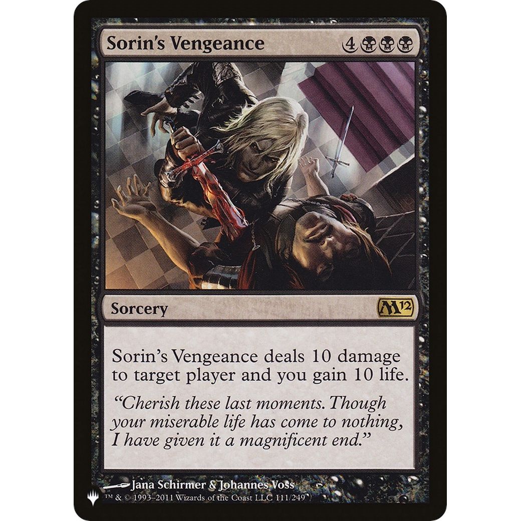 Image for Sorin's Vengeance (111/249) (LIST) - Magic: The Gathering