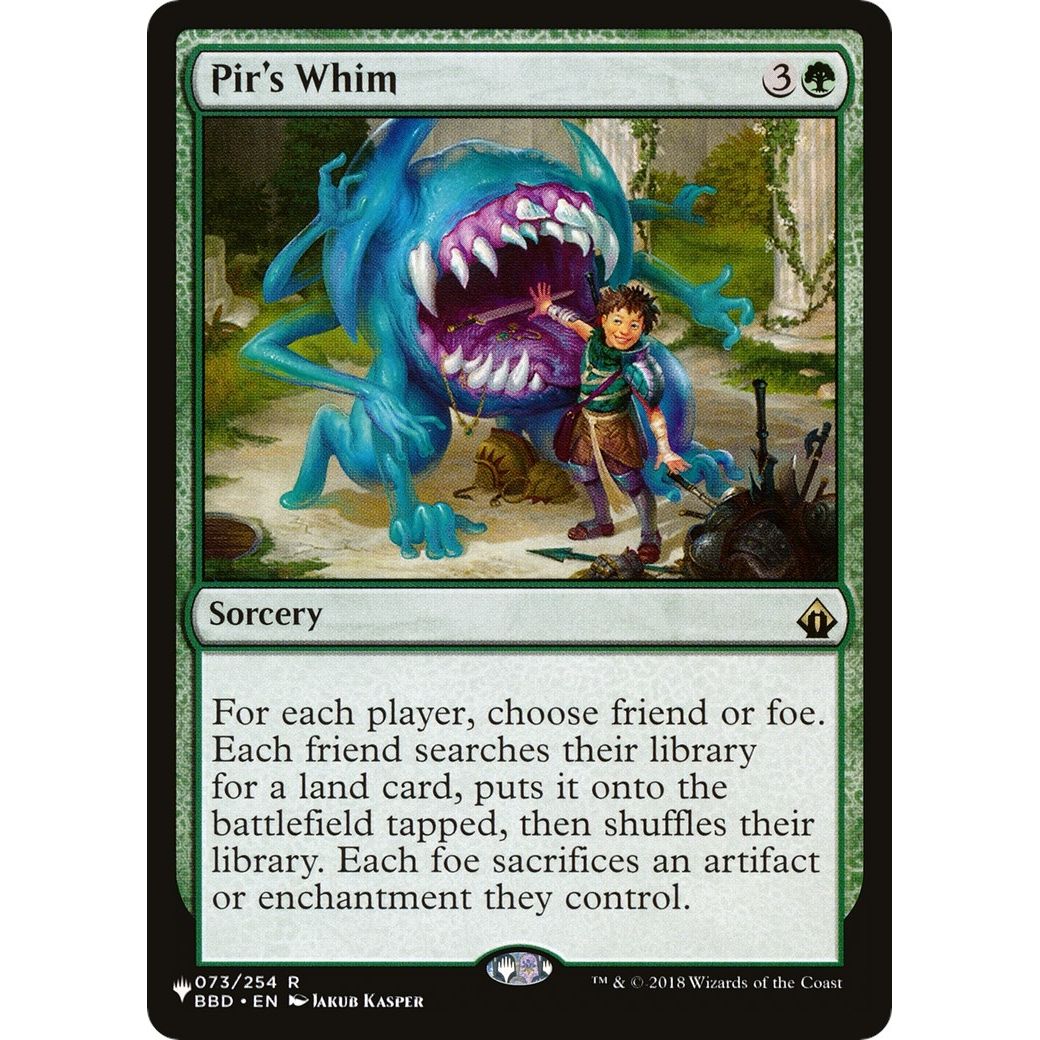 Image for Pir's Whim (073/254) (LIST) - Magic: The Gathering
