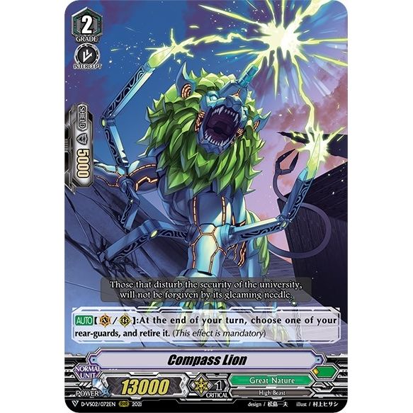 Image for Compass Lion (D-VS02/072EN) (D-VS02) - Cardfight Vanguard