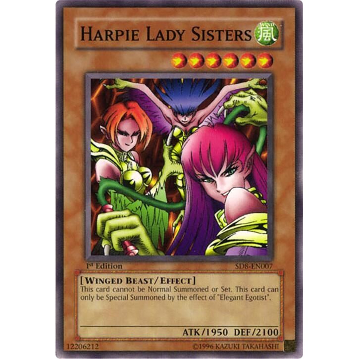 Image for Harpie Lady Sisters (SD8-EN007) - YuGiOh