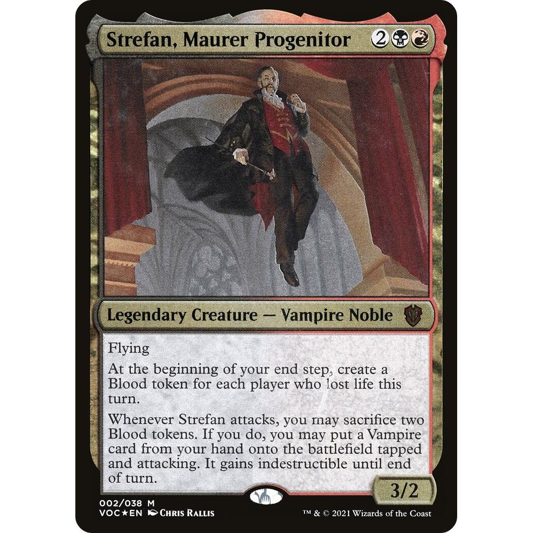Image for Strefan, Maurer Progenitor (Display Commander) - Thick Stock (2) (VOC) - Magic: The Gathering