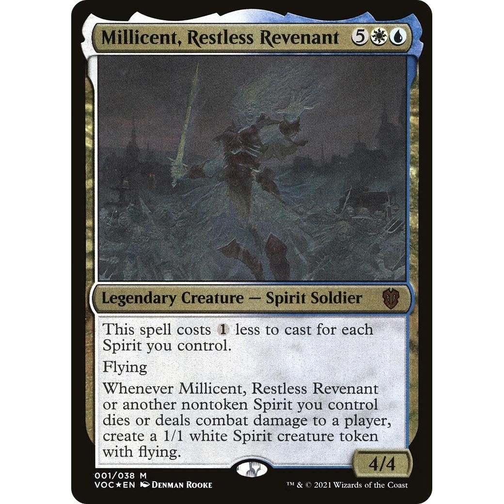 Image for Millicent, Restless Revenant (Display Commander) - Thick Stock (1) (VOC) - Magic: The Gathering