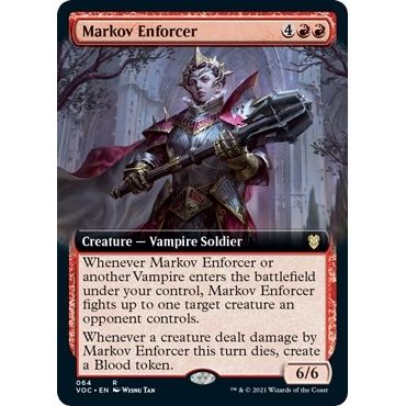 Image for Markov Enforcer (Extended Art) (64) (VOC) - Magic: The Gathering
