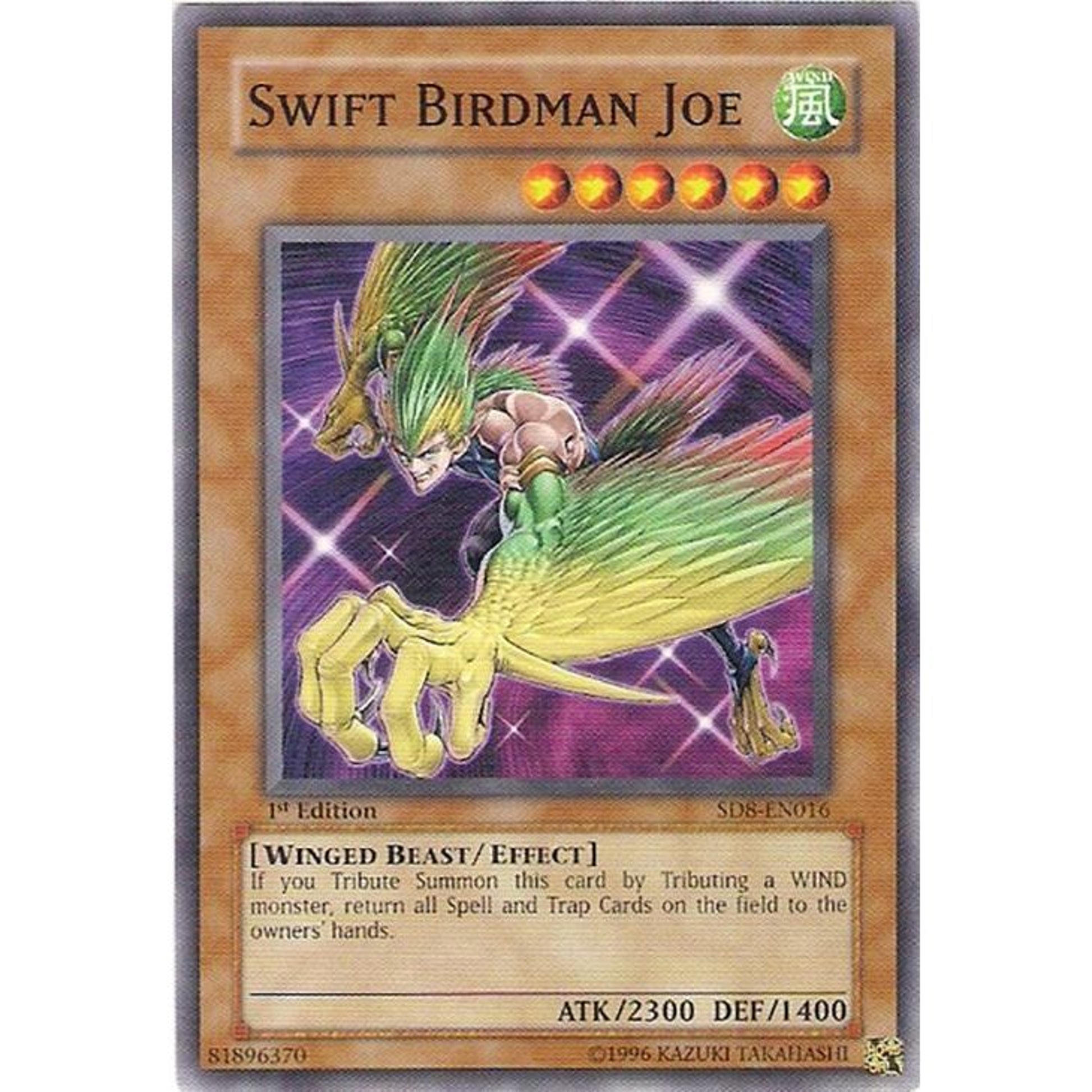 Image for Swift Birdman Joe (SD8-EN016) - YuGiOh