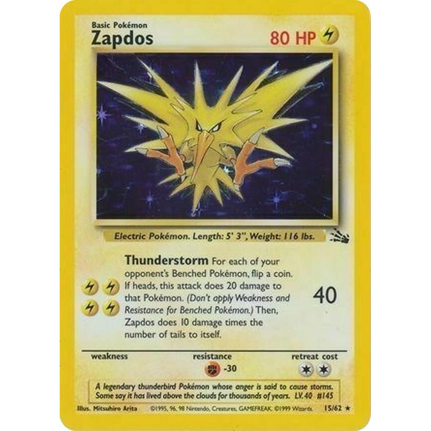 Image for Zapdos - 15/62 (Cosmos Holo) (015/062) (MCAP) - Pokemon