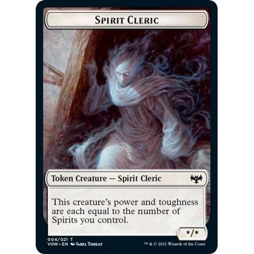 Image for Spirit Cleric Token (4) (VOW) - Magic: The Gathering