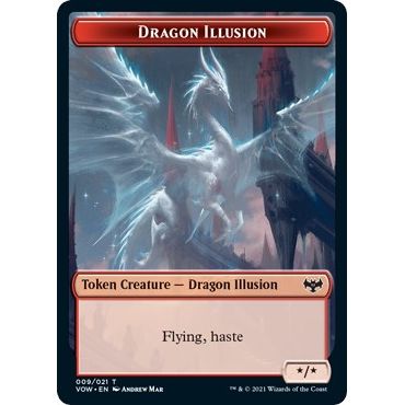 Image for Dragon Illusion Token (9) (VOW) - Magic: The Gathering