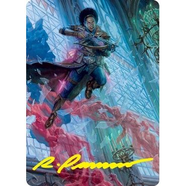 Image for Kaya, Geist Hunter Art Card (Gold-Stamped Signature) (3) (ASVOW) - Magic: The Gathering