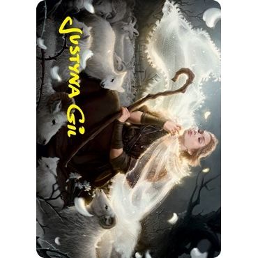Image for Ancestor's Embrace Art Card (Gold-Stamped Signature) (4) (ASVOW) - Magic: The Gathering