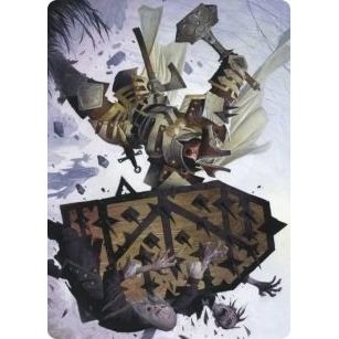 Image for Estwald Shieldbasher Art Card (9) (ASVOW) - Magic: The Gathering