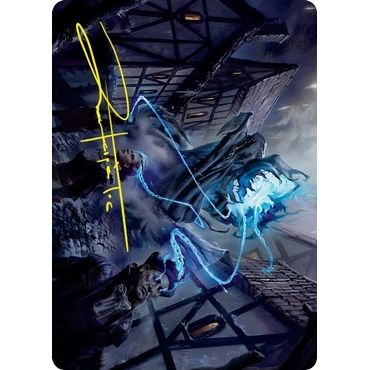 Image for Dreamshackle Geist Art Card (Gold-Stamped Signature) (22) (ASVOW) - Magic: The Gathering