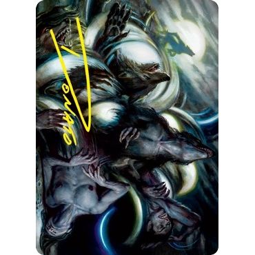 Image for Lunar Rejection Art Card (Gold-Stamped Signature) (23) (ASVOW) - Magic: The Gathering