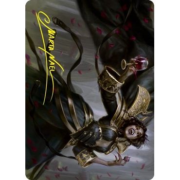 Image for Bloodcrazed Socialite Art Card (Gold-Stamped Signature) (28) (ASVOW) - Magic: The Gathering