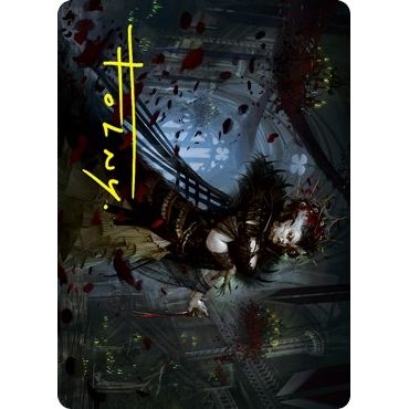 Image for Falkenrath Forebear Art Card (Gold-Stamped Signature) (33) (ASVOW) - Magic: The Gathering