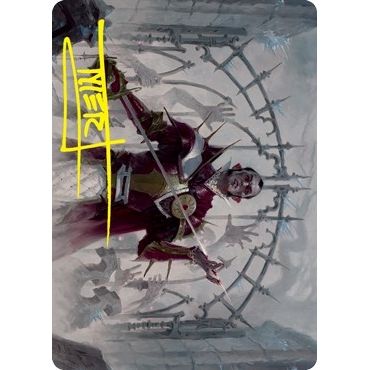 Image for Cemetery Gatekeeper Art Card (Gold-Stamped Signature) (39) (ASVOW) - Magic: The Gathering