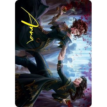 Image for Falkenrath Celebrants (43/81) Art Card (Gold-Stamped Signature) (43) (ASVOW) - Magic: The Gathering
