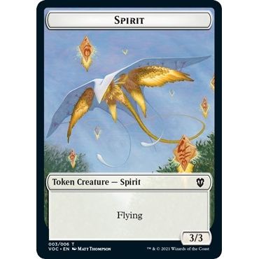 Image for Spirit (003) // Thopter Double-sided Token (3 // 6) (VOC) - Magic: The Gathering