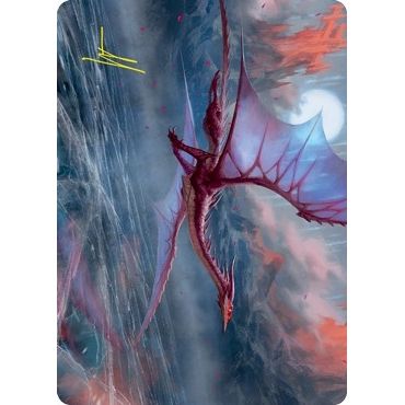 Image for Manaform Hellkite Art Card (Gold-Stamped Signature) (46) (ASVOW) - Magic: The Gathering