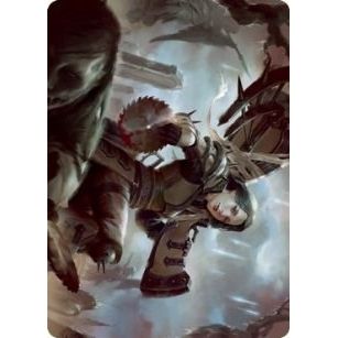 Image for Sawblade Slinger Art Card (54) (ASVOW) - Magic: The Gathering