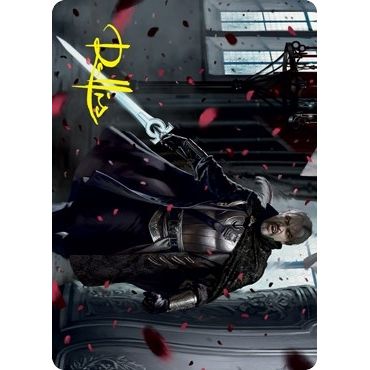 Image for Odric, Blood-Cursed Art Card (Gold-Stamped Signature) (64) (ASVOW) - Magic: The Gathering