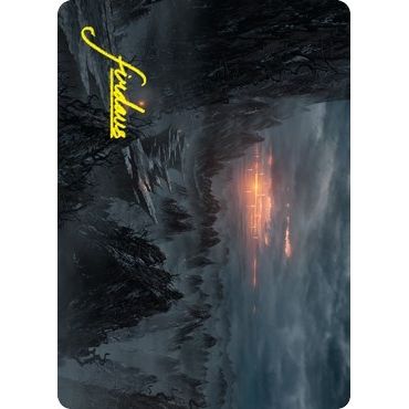 Image for Sundown Pass Art Card (Gold-Stamped Signature) (68) (ASVOW) - Magic: The Gathering
