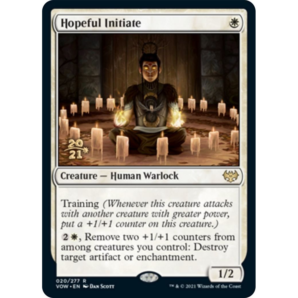 Image for Hopeful Initiate (20) (PRE) - Magic: The Gathering