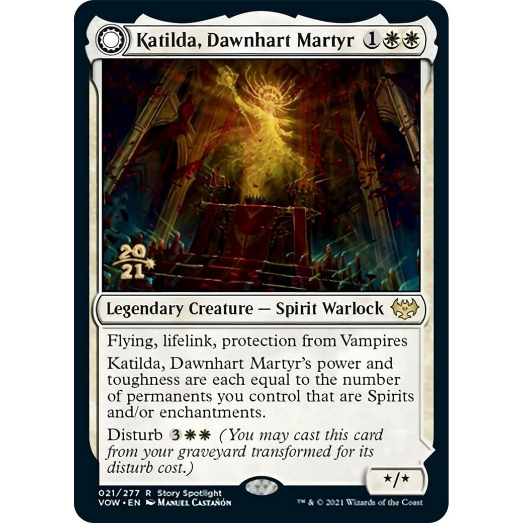 Image for Katilda, Dawnhart Martyr (21) (PRE) - Magic: The Gathering
