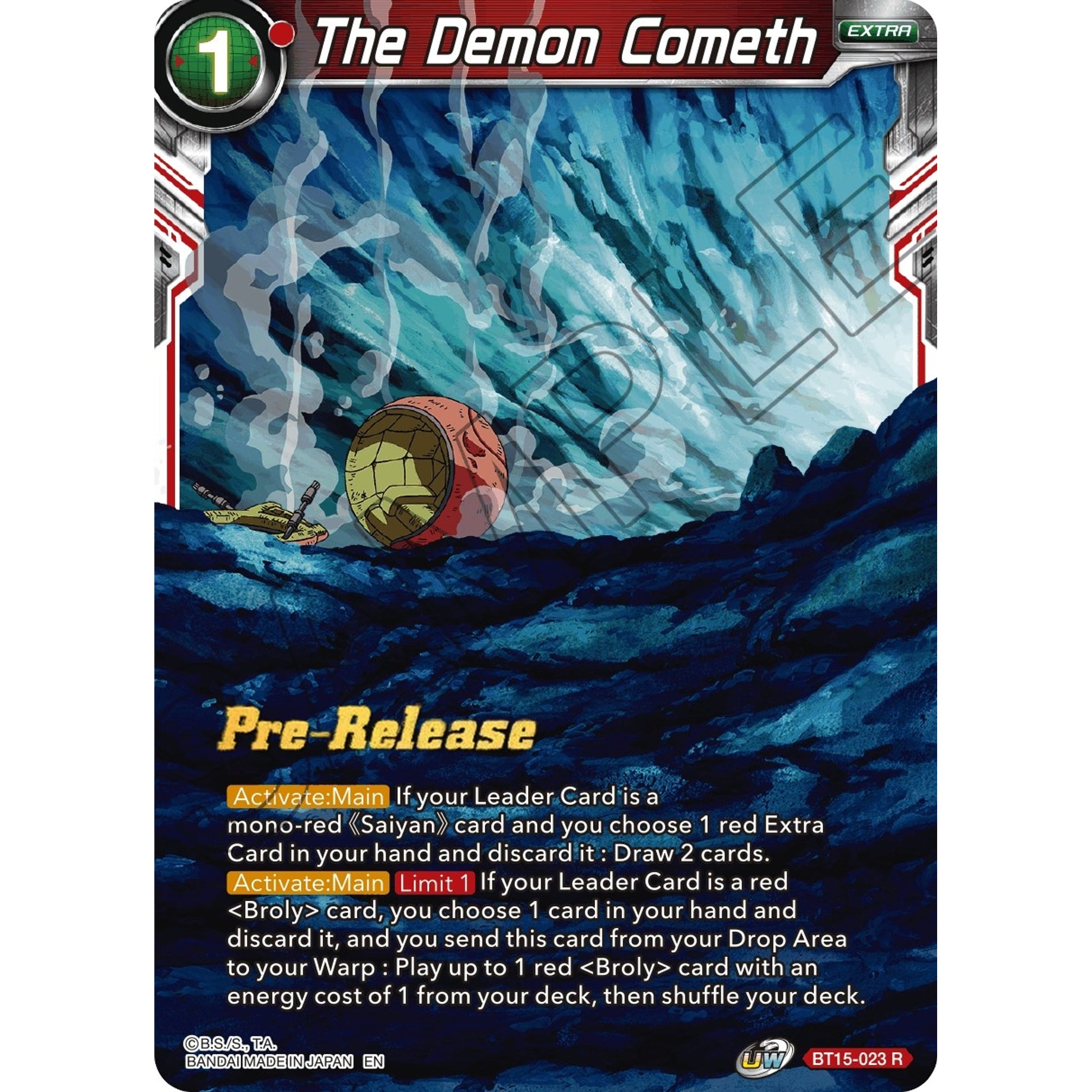 Image for The Demon Cometh (BT15-023) (DBS-B15PRE) - Dragon Ball Super: Masters