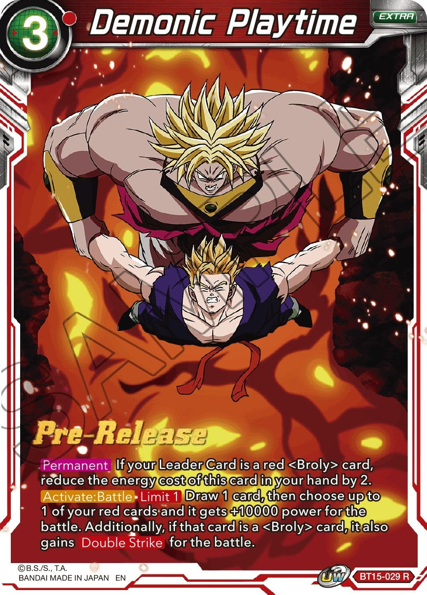 Image for Demonic Playtime (BT15-029) (DBS-B15PRE) - Dragon Ball Super: Masters