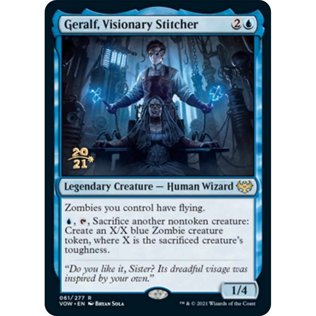 Image for Geralf, Visionary Stitcher (61) (PRE) - Magic: The Gathering