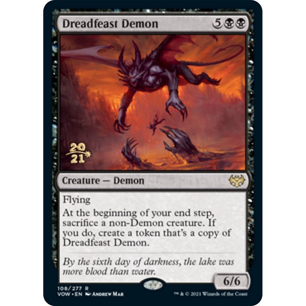Image for Dreadfeast Demon (108) (PRE) - Magic: The Gathering