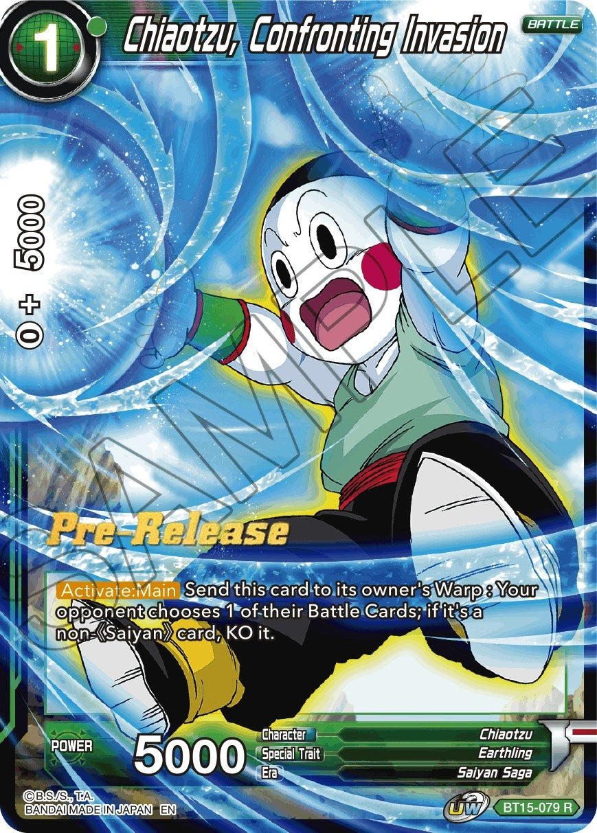 Image for Chiaotzu, Confronting Invasion (BT15-079) (DBS-B15PRE) - Dragon Ball Super: Masters