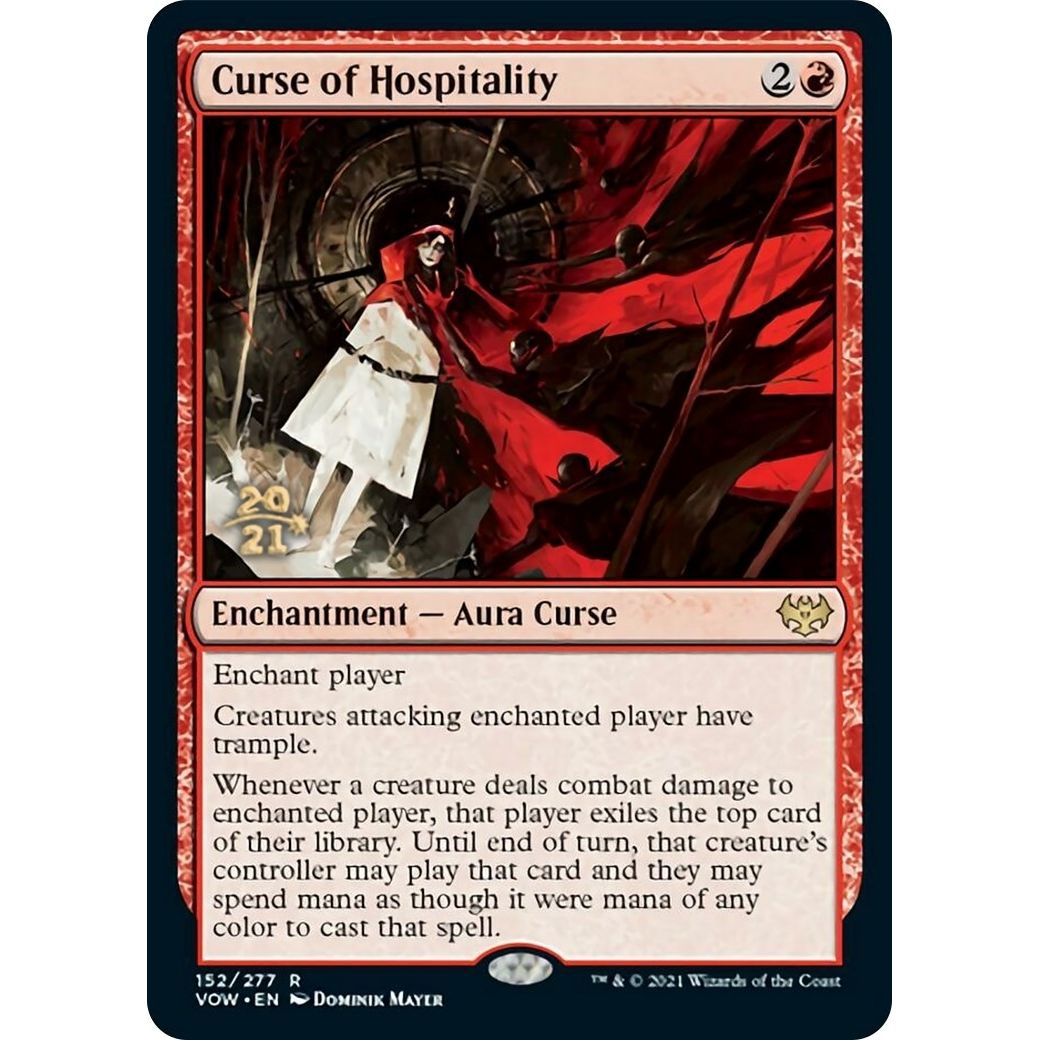Image for Curse of Hospitality (152) (PRE) - Magic: The Gathering
