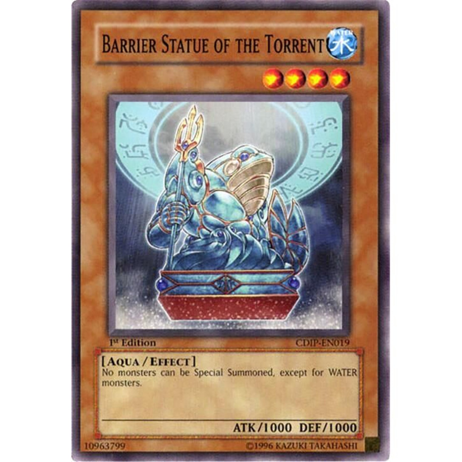 Image for Barrier Statue of the Torrent (CDIP-EN019) (CDIP) - YuGiOh