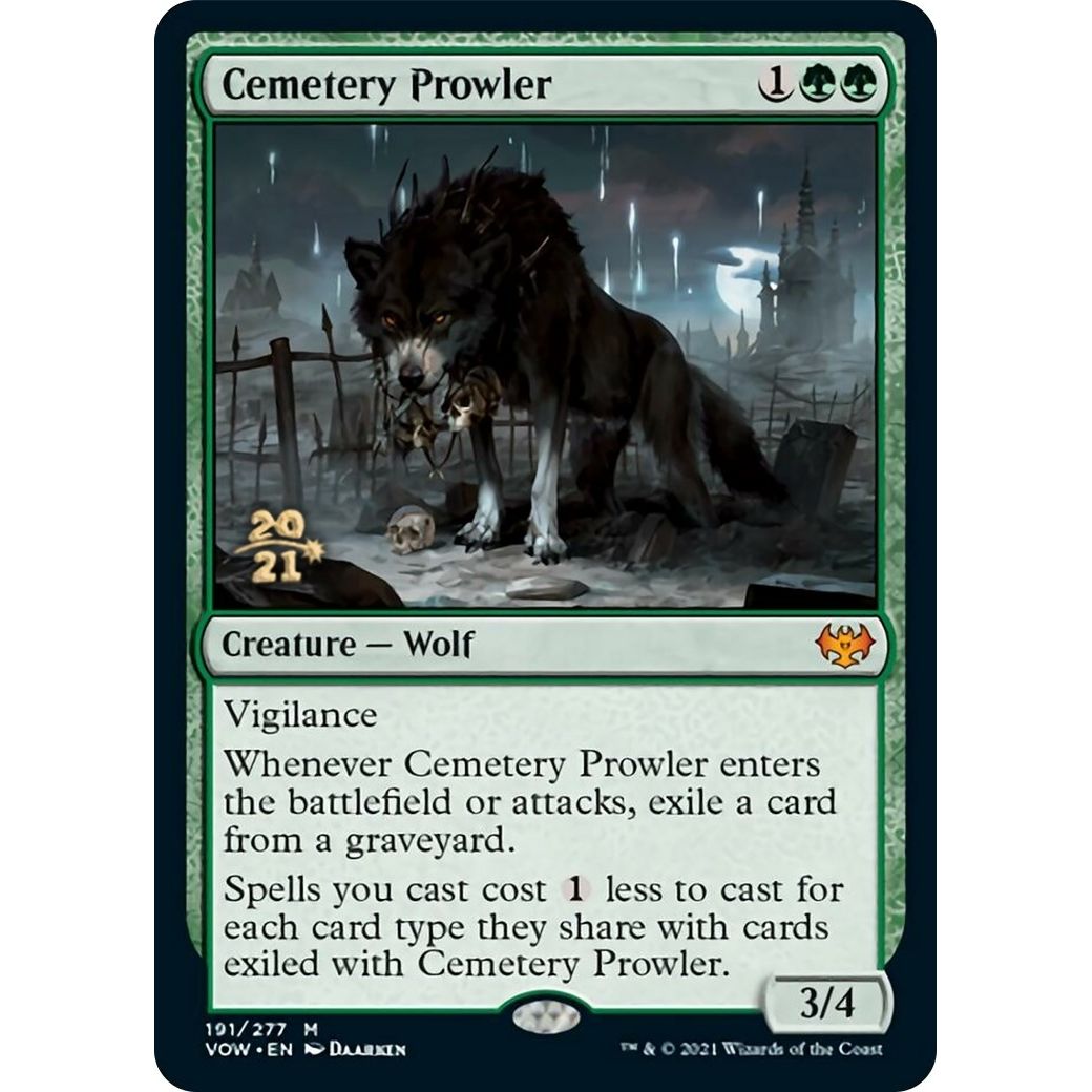Image for Cemetery Prowler (191) (PRE) - Magic: The Gathering