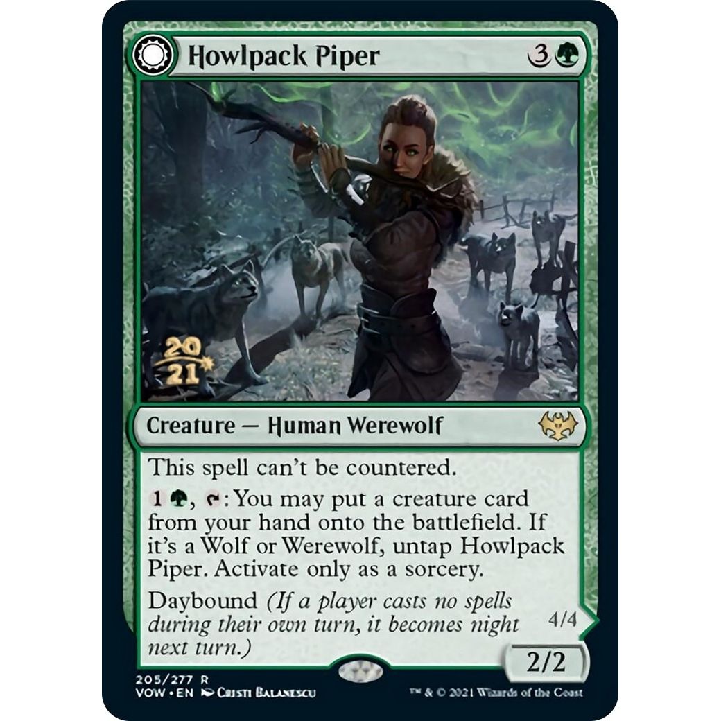 Image for Howlpack Piper (205) (PRE) - Magic: The Gathering