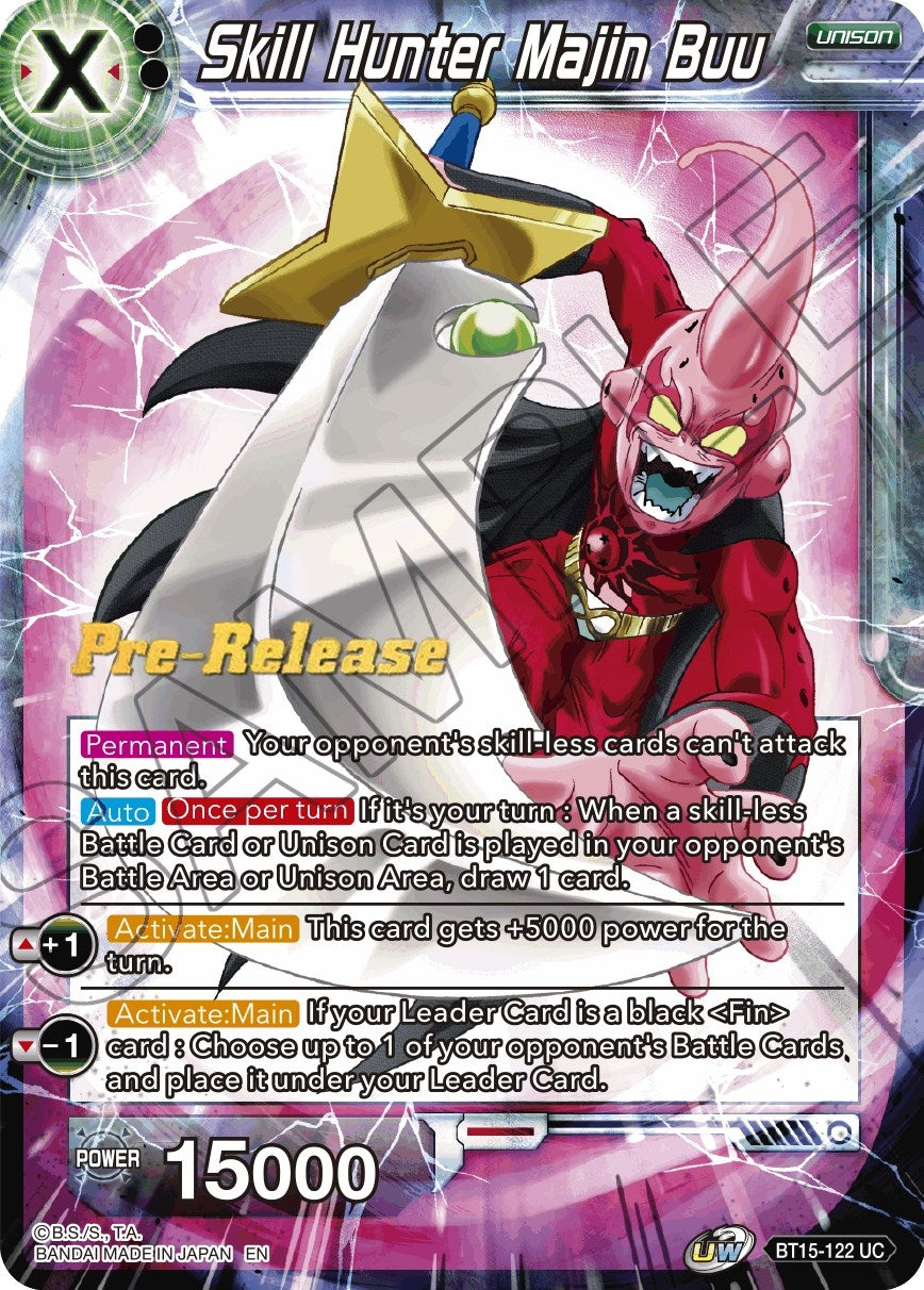 Image for Skill Hunter Majin Buu (BT15-122) (DBS-B15PRE) - Dragon Ball Super: Masters